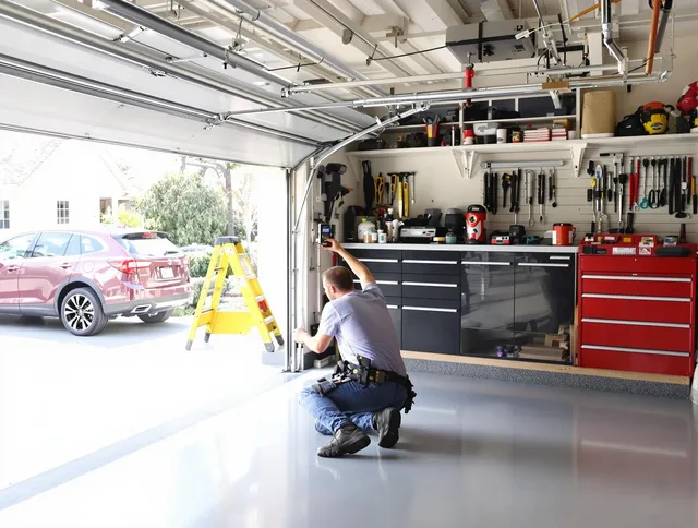 Local garage door repair service by Stanton Garage Door Repair in Stanton